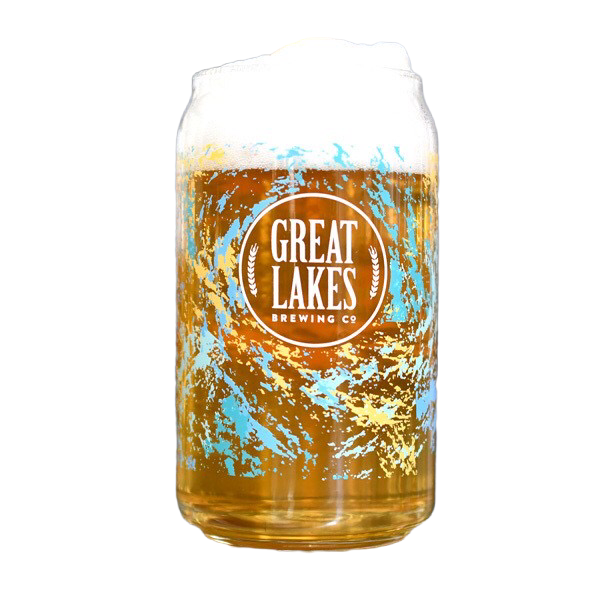 The Lake Tahoe Pint  Handblown Mountain Beer Glass Made in USA